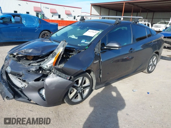 2017 Toyota Prius Two with VIN JTDKARFU6H3535784, listed as a IAAI auction lot 41271625 with 244,638 mi miles. Bid and sale history available at carsss.com. Image 2.