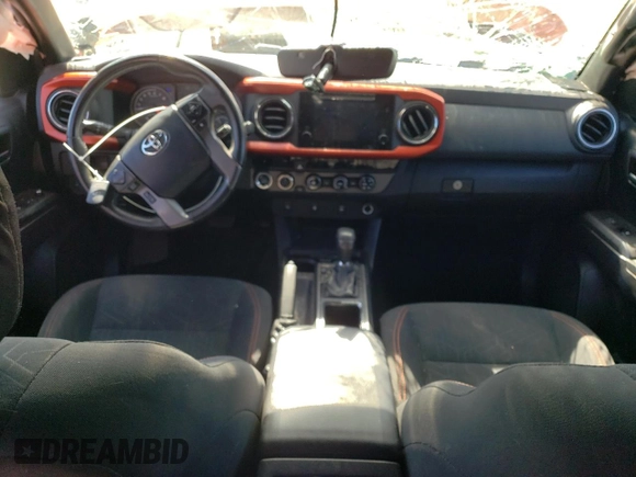 2017 Toyota Tacoma SR5 with VIN 3TMDZ5BN7HM025726, listed as a Copart auction lot 47418515 with 130,436 mi miles and Salvage Title. Bid and sale history available at carsss.com. Image 8.