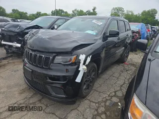 2021 Jeep Grand Cherokee Limited with VIN 1C4RJFBG1MC768818, listed as a Copart auction lot 61850025 with 21,860 mi miles and Salvage title. Bid and sale history available at DreamBid. Image 1.