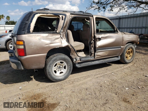 2004 Chevrolet Tahoe LS with VIN 1GNEC13V14R235560, listed as a Copart auction lot 69756403 with 0 mi miles and Salvage Title. Bid and sale history available at carsss.com. Image 3.