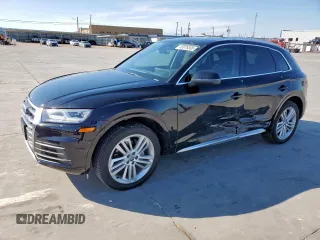 2019 Audi Q5 Premium Plus with VIN WA1BNAFY5K2130158, listed as a Copart auction lot 45876595 with 28,671 mi miles and Salvage Title. Bid and sale history available at carsss.com. Image 1.