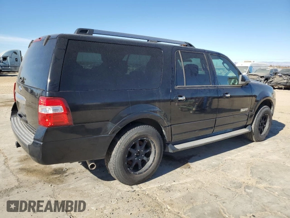 2007 Ford Expedition EL Limited with VIN 1FMFK195X7LA45105, listed as a Copart auction lot 83720814 with 165,751 mi miles and Clean Title. Bid and sale history available at carsss.com. Image 3.