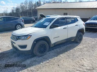 2021 Jeep Compass Sport with VIN 3C4NJDAB3MT555219, listed as a IAAI auction lot 41587525 with 50,427 mi miles and . Bid and sale history available at carsss.com. Image 17.