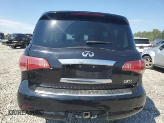 2012 Infiniti QX56 8-passenger with VIN JN8AZ2ND2C9716291, listed as a Copart auction lot 71990704 with 79,241 mi miles and Salvage Title. Bid and sale history available at carsss.com. Image 6.