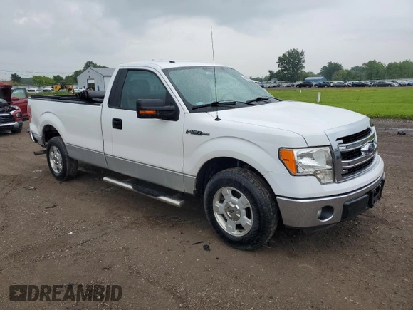 2013 Ford F-150 XL with VIN 1FTMF1CM8DKF92567, listed as a Copart auction lot 59965535 with 133,266 mi miles and Salvage title. Bid and sale history available at DreamBid. Image 4.