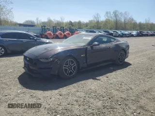 2022 Ford Mustang GT with VIN 1FA6P8CF8N5137837, listed as a Copart auction lot 54605985 with 3,270 mi miles and Salvage title. Bid and sale history available at DreamBid. Image 1.