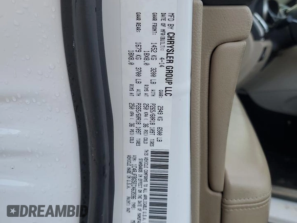 2014 Jeep Grand Cherokee Limited with VIN 1C4RJFBG5EC463596, listed as a Copart auction lot 48159055 with 82,549 mi miles and Salvage Title. Bid and sale history available at carsss.com. Image 14.