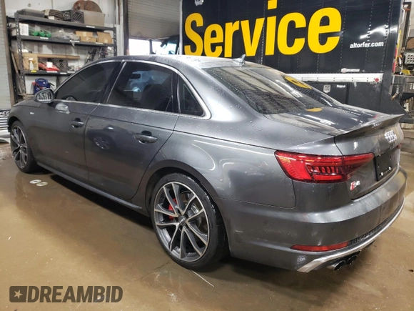 2018 Audi S4 Premium Plus with VIN WAUB4AF48JA003265, listed as a Copart auction lot 82392473 with 90,366 mi miles. Bid and sale history available at carsss.com. Image 2.