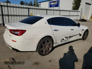 2015 Maserati Quattroporte S Q4 z VIN ZAM56RRA0F1151942, wystawiony jako Copart lot #88632815 z przebiegiem 28 821 mil mil oraz Szkoda całkowita • Salvage title. Historia ofert i sprzedaży dostępna na DreamBid. Obrazek 3.