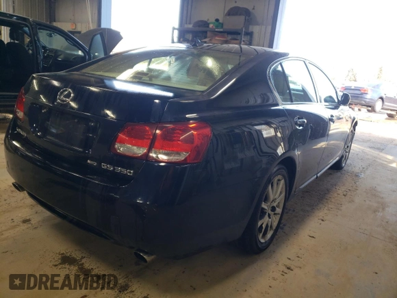 2007 Lexus GS 350 with VIN JTHCE96S070002173, listed as a Copart auction lot 48321915 with 114,433 mi miles and Salvage Title. Bid and sale history available at carsss.com. Image 3.