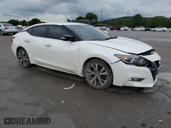 2016 Nissan Maxima SL with VIN 1N4AA6AP4GC403672, listed as a Copart auction lot 58226895 with 153,679 mi miles and Salvage title. Bid and sale history available at DreamBid. Image 4.