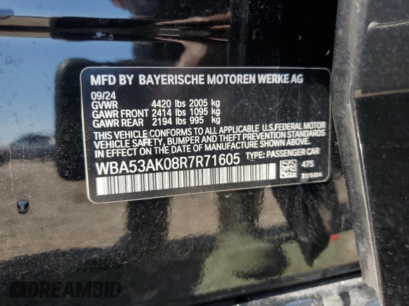 2024 BMW 2 Series 228i z VIN WBA53AK08R7R71605, wystawiony jako Copart lot #57066575 z przebiegiem 10 929 mil mil oraz Czysty tytuł • Clean title. Historia ofert i sprzedaży dostępna na DreamBid. Obrazek 12.