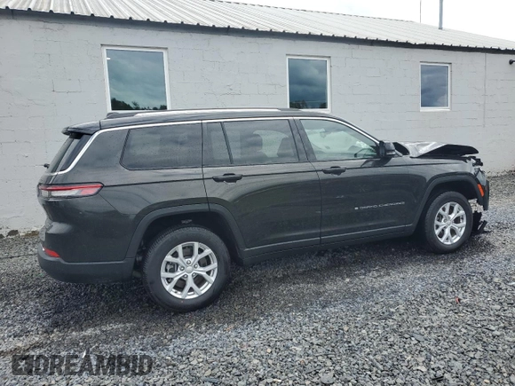 2023 Jeep Grand Cherokee Limited z VIN 1C4RJKBG8P8728476, wystawiony jako Copart lot #57998385 z przebiegiem 21 440 mil mil oraz Szkoda całkowita • Salvage title. Historia ofert i sprzedaży dostępna na DreamBid. Obrazek 3.