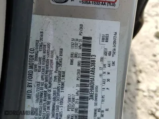 2010 Mercury Milan with VIN 3MEHM0HA1AR638813, listed as a Copart auction lot 63284734 with 127,636 mi miles and Salvage Title. Bid and sale history available at carsss.com. Image 14.