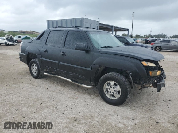 2002 Chevrolet Avalanche with VIN 3GNEC13T12G165778, listed as a Copart auction lot 79427234 with 275,313 mi miles and Salvage Title. Bid and sale history available at DreamBid. Image 4.