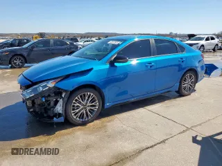 2022 Kia Forte GT-Line with VIN 3KPF54AD4NE508491, listed as a Copart auction lot 48347805 with 30,050 mi miles and Salvage Title. Bid and sale history available at carsss.com. Image 1.