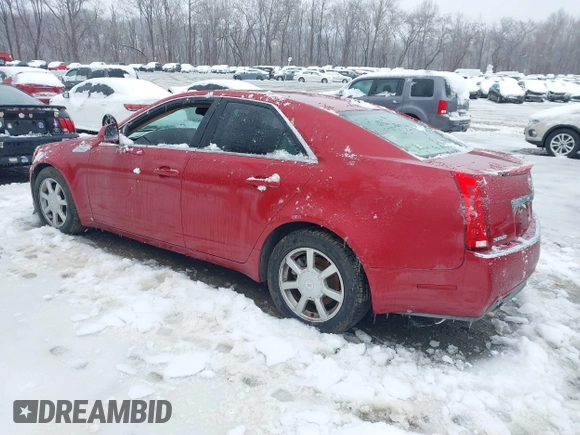 2008 Cadillac CTS AWD w/1SB with VIN 1G6DS57VX80129520, listed as a IAAI auction lot 41569142 with 131,828 mi miles. Bid and sale history available at carsss.com. Image 3.
