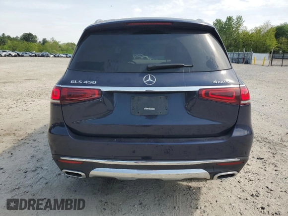 2020 Mercedes-Benz GLS 450 z VIN 4JGFF5KEXLA152568, wystawiony jako Copart lot #56614645 z przebiegiem 74 589 mil mil oraz Szkody całkowita. Historia ofert i sprzedaży dostępna na DreamBid. Obrazek 6.