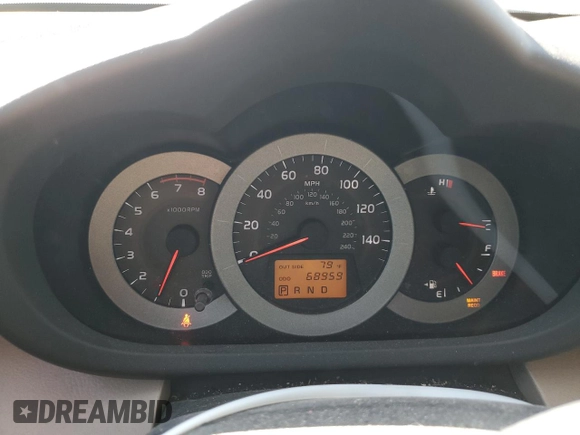 2008 Toyota RAV4 with VIN JTMZK33V486011540, listed as a Copart auction lot 45692405 with 68,959 mi miles and Salvage Title. Bid and sale history available at carsss.com. Image 9.