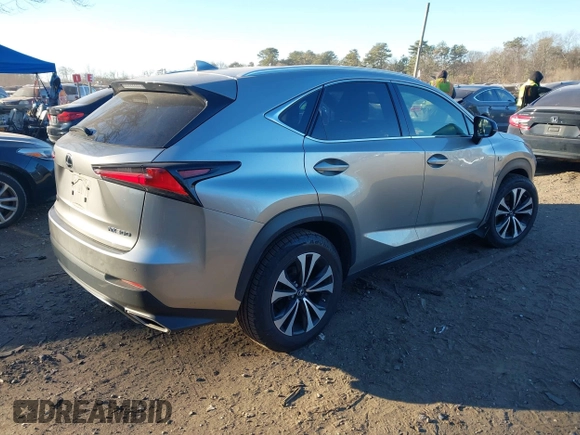 2021 Lexus NX with VIN JTJSARDZ9M2250461, listed as a IAAI auction lot 41315467 with 72,578 mi miles. Bid and sale history available at carsss.com. Image 4.