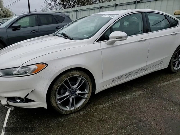 2014 Ford Fusion Titanium with VIN 3FA6P0K92ER210209, listed as a Copart auction lot 51384215 with 137,607 mi miles and Salvage Title. Bid and sale history available at carsss.com. Image 10.