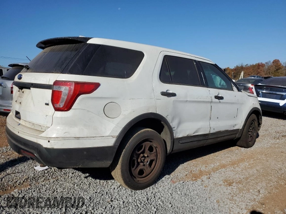 2016 Ford Utility Police Interceptor with VIN 1FM5K8AR9GGB81463, listed as a Copart auction lot 76627934 with 76,851 mi miles and Clean Title. Bid and sale history available at carsss.com. Image 3.