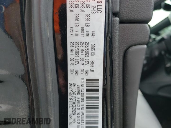 2019 Jeep Grand Cherokee High Altitude with VIN 1C4RJFCTXKC629294, listed as a Copart auction lot 49518585 with 80,759 mi miles and Salvage title. Bid and sale history available at DreamBid. Image 15.