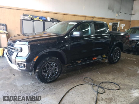 2024 Ford Ranger XLT with VIN 1FTER4HH4RLE05223, listed as a Copart auction lot 73136844 with 7,755 mi miles and Clean Title. Bid and sale history available at carsss.com. Image 1.