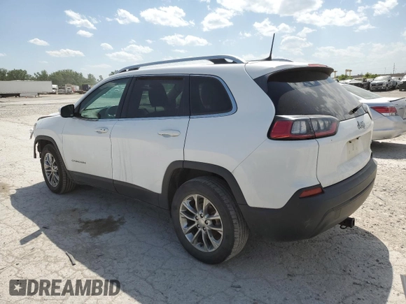 2019 Jeep Cherokee Latitude Plus with VIN 1C4PJLLB9KD226110, listed as a Copart auction lot 56486085 with 158,585 mi miles and Salvage title. Bid and sale history available at DreamBid. Image 2.