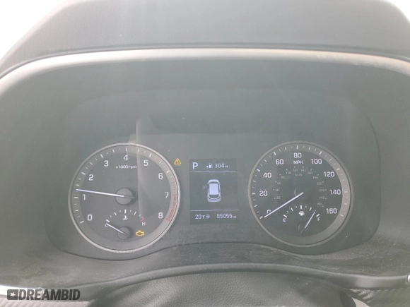 2020 Hyundai Tucson Value with VIN KM8J3CA4XLU184323, listed as a Copart auction lot 45314295 with 55,055 mi miles and Salvage Title. Bid and sale history available at carsss.com. Image 9.