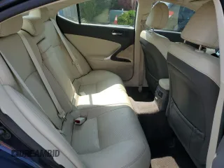 2012 Lexus IS 250 with VIN JTHCF5C23C5055442, listed as a Copart auction lot 58439585 with 104,121 mi miles and Salvage title. Bid and sale history available at DreamBid. Image 10.