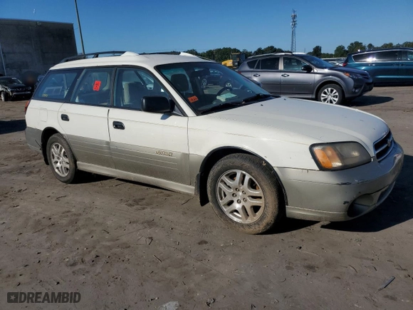 2001 Subaru Legacy Wagon Outback w/RB Equip with VIN 4S3BH665017622386, listed as a Copart auction lot 74765884 with 0 mi miles and Salvage Title. Bid and sale history available at carsss.com. Image 4.