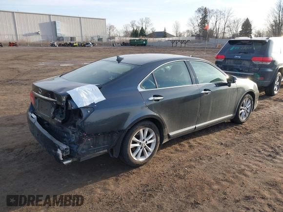 2011 Lexus ES with VIN JTHBK1EGXB2455393, listed as a IAAI auction lot 41826270 with 200,197 mi miles. Bid and sale history available at carsss.com. Image 4.