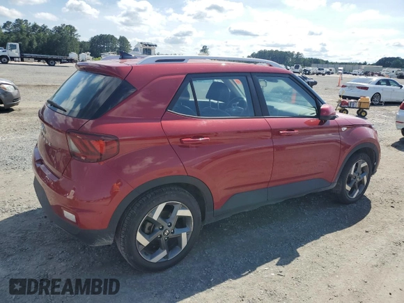 2022 Hyundai Venue SEL with VIN KMHRC8A34NU177006, listed as a Copart auction lot 58404985 with 80,469 mi miles and Salvage title. Bid and sale history available at DreamBid. Image 3.
