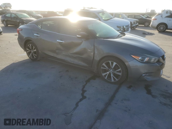 2017 Nissan Maxima SV with VIN 1N4AA6AP7HC390224, listed as a Copart auction lot 47823465 with 128,199 mi miles and Salvage Title. Bid and sale history available at carsss.com. Image 4.