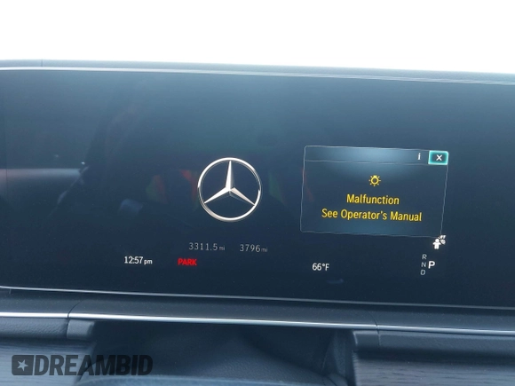 2025 Mercedes-Benz GLS 450 with VIN 4JGFF5KE5SB338205, listed as a IAAI auction lot 41748715 with 3,796 mi miles and . Bid and sale history available at DreamBid. Image 7.