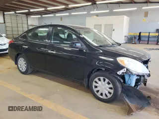2014 Nissan Versa S Plus with VIN 3N1CN7AP6EL804030, listed as a Copart auction lot 50415345 with 137,113 mi miles and Salvage Title. Bid and sale history available at DreamBid. Image 4.