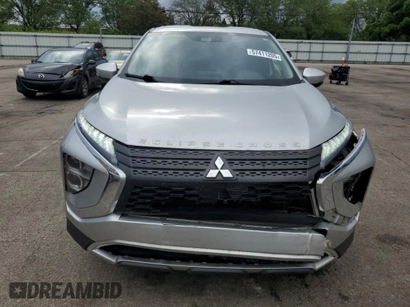 2022 Mitsubishi Eclipse Cross SE with VIN JA4ATWAA7NZ063051, listed as a Copart auction lot 57411205 with 84,937 mi miles and Salvage title. Bid and sale history available at DreamBid. Image 5.