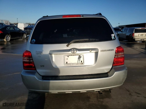 2001 Toyota Highlander with VIN JTEGF21A110007309, listed as a Copart auction lot 84865304 with 0 mi miles and Non Repairable. Bid and sale history available at carsss.com. Image 6.