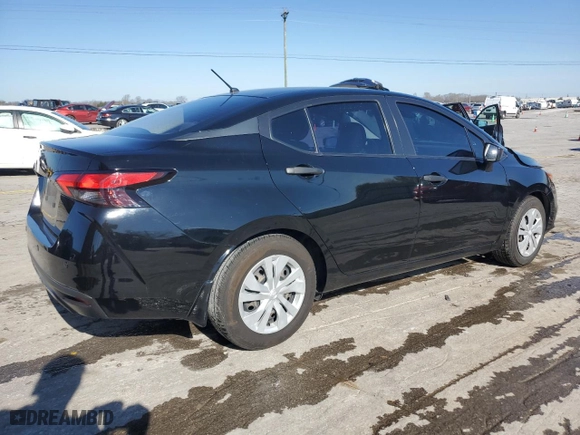 2020 Nissan Versa S with VIN 3N1CN8DV5LL901815, listed as a Copart auction lot 50559625 with 76,593 mi miles and Non Repairable. Bid and sale history available at carsss.com. Image 3.