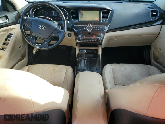 2016 Kia Cadenza Premium with VIN KNALN4D73G5215640, listed as a Copart auction lot 84966664 with 119,055 mi miles and Clean Title. Bid and sale history available at carsss.com. Image 8.