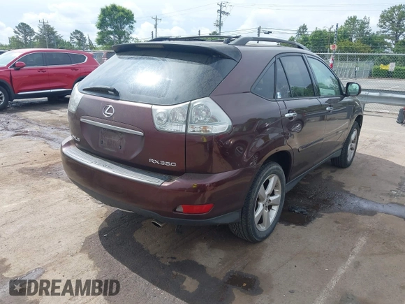2008 Lexus RX 350 with VIN JTJGK31U880010747, listed as a IAAI auction lot 42113121 with 201,646 mi miles and . Bid and sale history available at DreamBid. Image 4.
