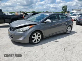 2013 Hyundai Elantra GLS with VIN 5NPDH4AE5DH199454, listed as a Copart auction lot 58515715 with 141,717 mi miles and Salvage title. Bid and sale history available at DreamBid. Image 1.