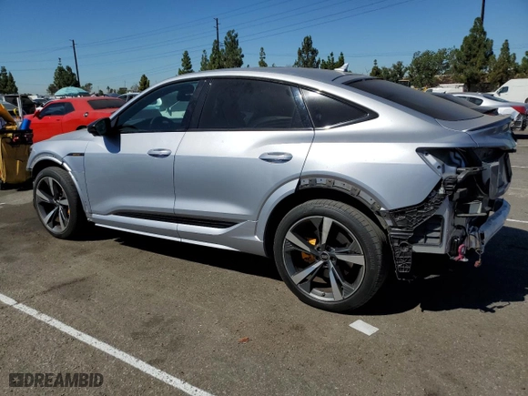 2022 Audi e-tron S Sportback Premium Plus with VIN WA11CBGEXNB036762, listed as a Copart auction lot 68261584 with NaN miles and Salvage Title. Bid and sale history available at carsss.com. Image 2.