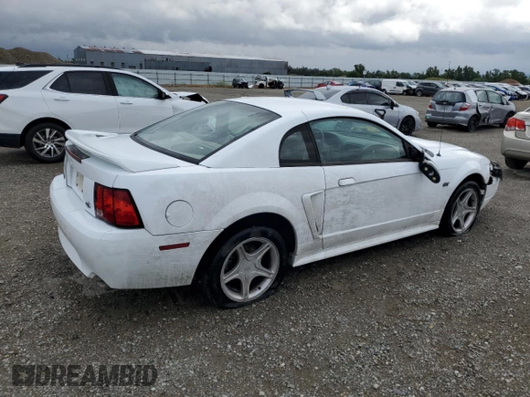 2000 Ford Mustang GT with VIN 1FAFP42X5YF124562, listed as a Copart auction lot 56029505 with 85,451 mi miles and Salvage Title. Bid and sale history available at DreamBid. Image 3.
