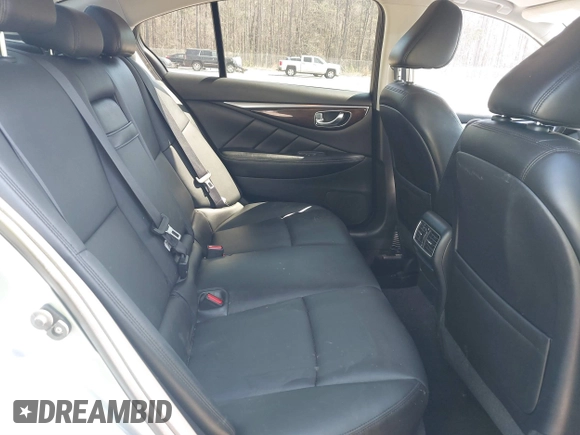 2018 Infiniti Q50 3.0t LUXE with VIN JN1EV7AR3JM435685, listed as a IAAI auction lot 41837975 with 107,374 mi miles. Bid and sale history available at carsss.com. Image 8.