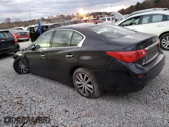 2014 Infiniti Q50 Sport with VIN JN1BV7AR8EM701775, listed as a Copart auction lot 79473244 with 103,785 mi miles and Clean Title. Bid and sale history available at DreamBid. Image 2.