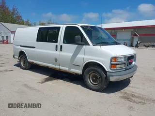 2000 GMC Savana z VIN 1GTHG39R7Y1205564, wystawiony jako IAAI lot #42283490 z przebiegiem 173 809 mil mil oraz . Historia ofert i sprzedaży dostępna na DreamBid. Obrazek 1.