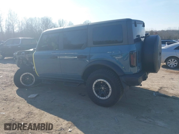 2023 Ford Bronco с VIN 1FMEE5DH3PLB53030, выставлен на аукционе IAAI как лот 41485605 с пробегом 38 808 миль миль и . История ставок и продаж доступна на DreamBid. Изображение 3.