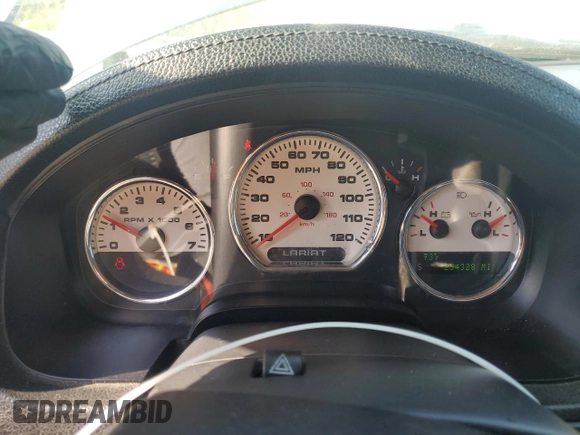 2004 Ford F-150 XL with VIN 1FTPX125X4NC25382, listed as a Copart auction lot 53637635 with 254,328 mi miles and Salvage Title. Bid and sale history available at DreamBid. Image 9.